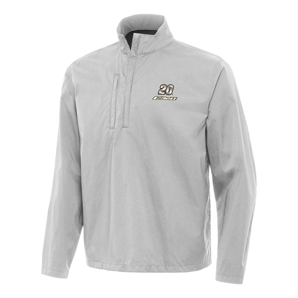  Christopher Bell Antigua Brisk Quarter-Zip Pullover Jacket - Heather Gray